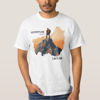 Camiseta Senderismo de aventura, aventura a la espera, vamo