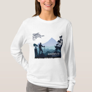 Camiseta Senderismo de aventura, aventura en cada paso
