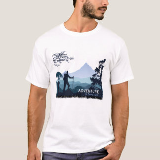 Camiseta Senderismo de aventura, aventura en cada paso