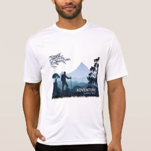 Camiseta Senderismo de aventura, aventura en cada paso