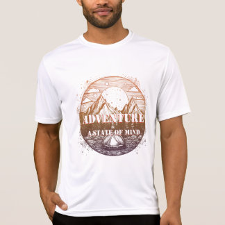 Camiseta Senderismo de aventura, aventura es un estado ment