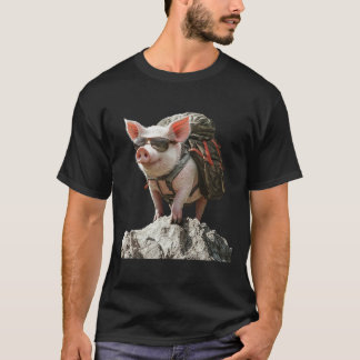 Camiseta Senderismo de cerdos