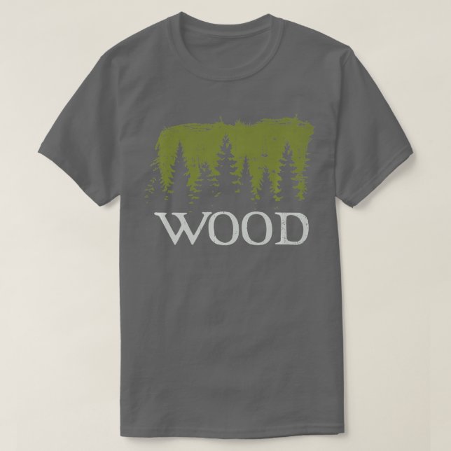 Camiseta Senderismo de madera al aire libre Bushcraft Fores (Diseño del anverso)