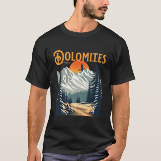 Camiseta Senderismo de recuerdo de Dolomitas de época