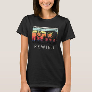 Camiseta Senderismo Desenchufe rebobinado Naturaleza Campin