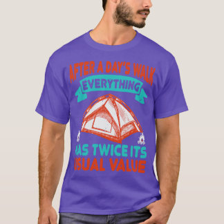 Camiseta Senderismo Después De Un Día A Pie