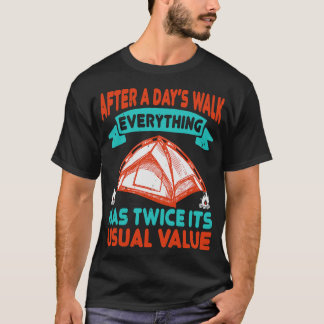 Camiseta Senderismo Después De Un Día A Pie