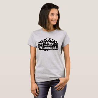 Camiseta Senderismo diciendo: Tu camino hacia la felicidad 