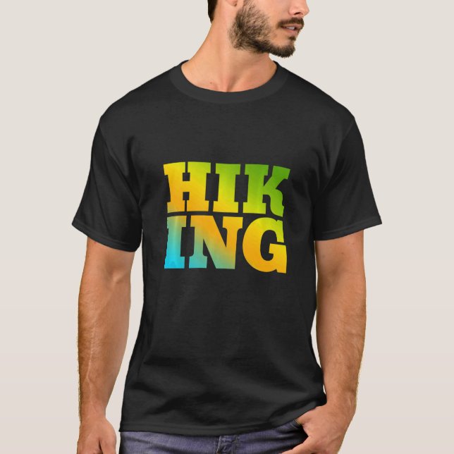 Camiseta Senderismo diseñado con colores naturales (Anverso)