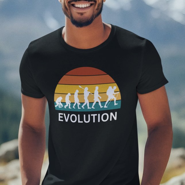 Camiseta Senderismo divertido (Evolution of Hiking T-Shirt for hikers.)