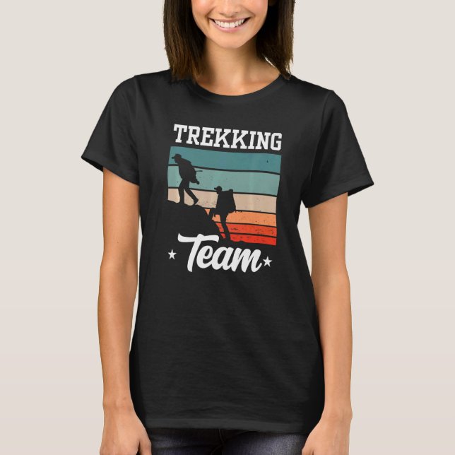 Camiseta Senderismo en el equipo de Trekking (Anverso)