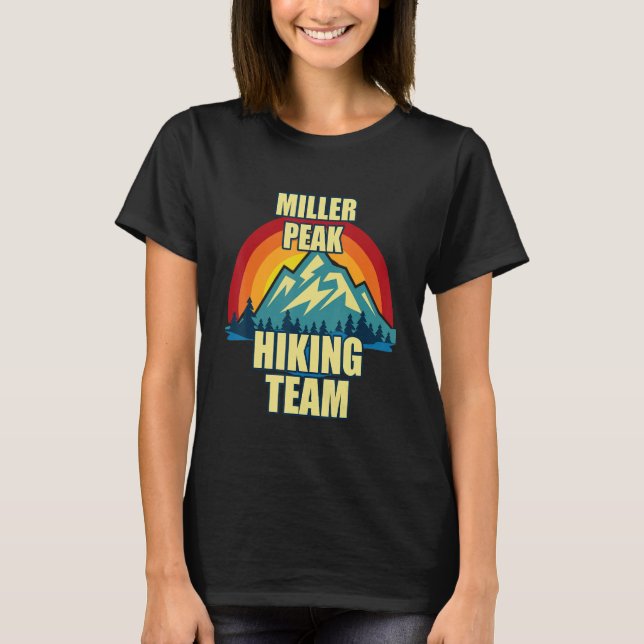 Camiseta Senderismo en familia de Miller Peak (Anverso)