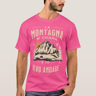 Camiseta Senderismo En Las Montañas Idea Divertida