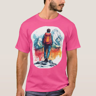 Camiseta Senderismo En Montañas Activas