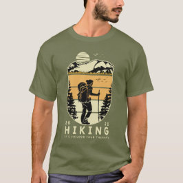 Camiseta Senderismo es más barato que la terapia