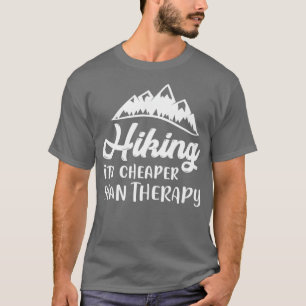 Camiseta Senderismo es mi regalo de excursión por terapia P