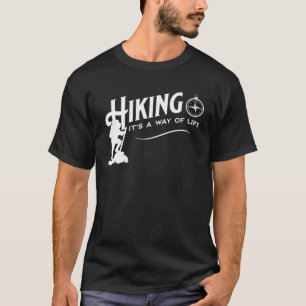 Camiseta Senderismo es una forma de vida