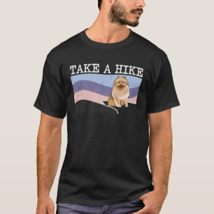 Camiseta Senderismo Gráfico Pomeraniano