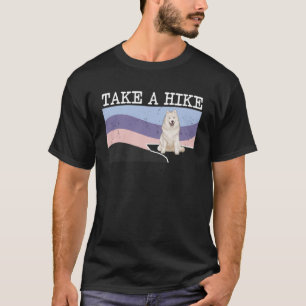 Camiseta Senderismo Gráfico Samoyed