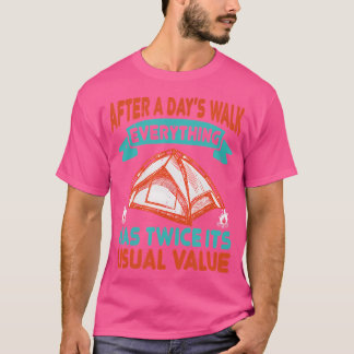 Camiseta Senderismo inspirador Y Senderismo Al Aire Libre