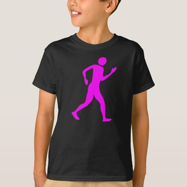 Camiseta Senderismo - Magenta (Anverso)