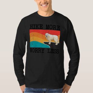 Camiseta Senderismo más preocupante, menos excursión en los