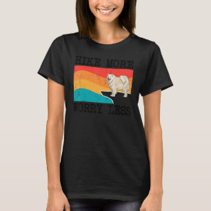Camiseta Senderismo más preocupante y menos excursión con i