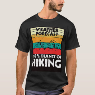 Camiseta Senderismo montañés trepando en el clima de las mo