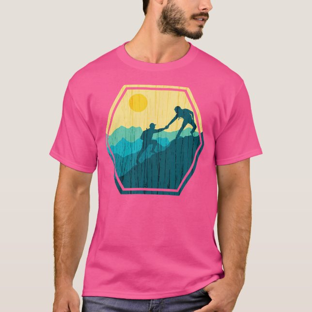 Camiseta Senderismo Montañismo Pico Senderismo Vin al aire  (Anverso)