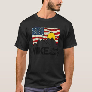 Camiseta Senderismo Motivación escalar Camping Hiki al aire