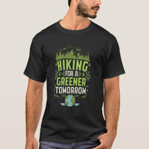 Camiseta Senderismo para un mañana más verde Senderismo eco