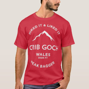 Camiseta Senderismo por Crib Goch Wales 