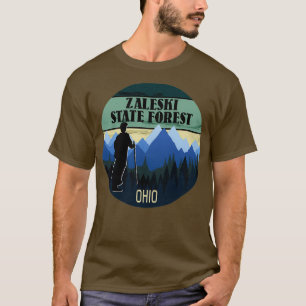 Camiseta Senderismo por el bosque del estado de Zaleski, mo