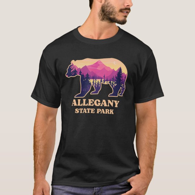 Camiseta Senderismo por el bosque nacional de Pensilvania (Anverso)