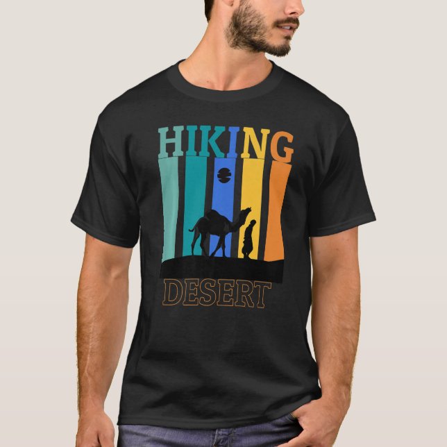 Camiseta Senderismo por el desierto Recorrer la naturaleza  (Anverso)
