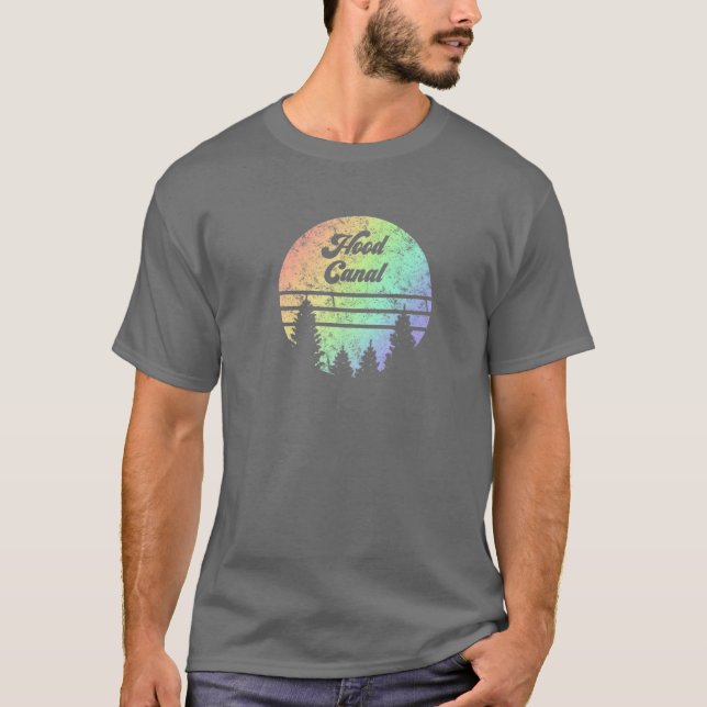 Camiseta Senderismo por el diseño del Arcoiris del Noroeste (Anverso)