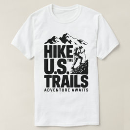 Camiseta Senderismo por el gráfico de U.S. Trails Mountain