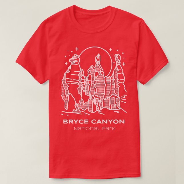Camiseta Senderismo por el Parque Nacional del Cañón de Bry (Diseño del anverso)