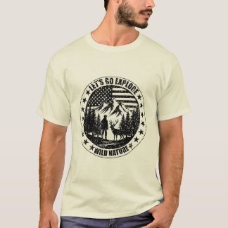 Camiseta Senderismo por la montaña