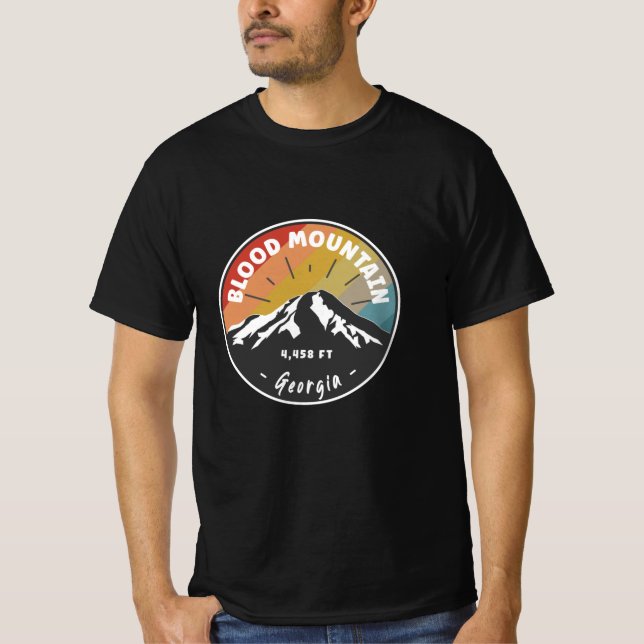 Camiseta Senderismo por la montaña de la sangre en Georgia (Anverso)
