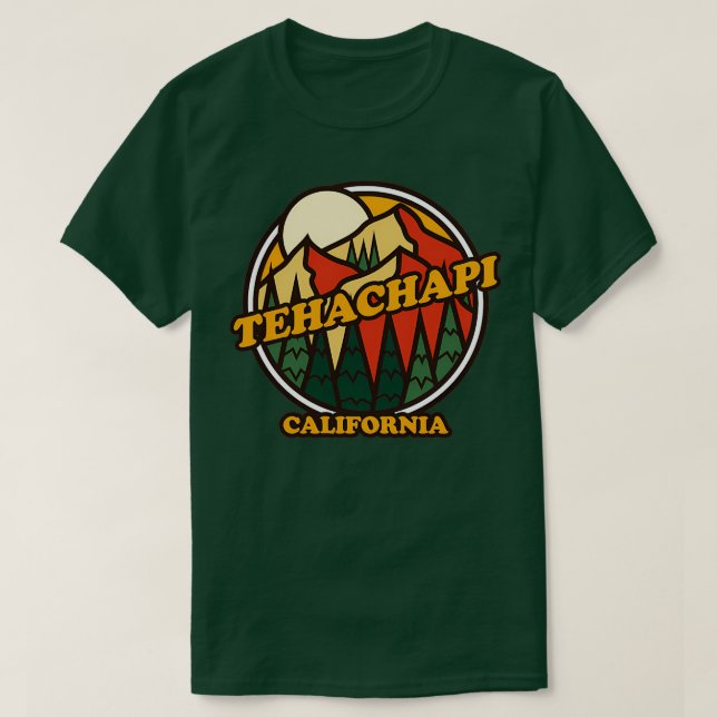 Camiseta Senderismo por la montaña de Tehachapi California  (Diseño del anverso)