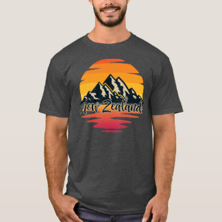 Camiseta Senderismo por la montaña en Nueva Zelanda