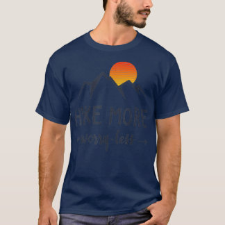 Camiseta Senderismo por la montaña menos atardecer