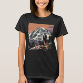 Camiseta Senderismo por la montaña Sunset