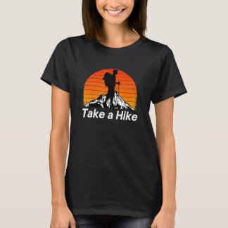 Camiseta Senderismo por la naturaleza, acampando en Outsi