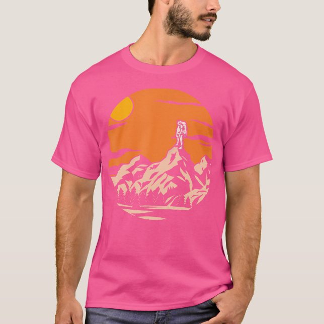 Camiseta Senderismo por la naturaleza atleta montaña del bo (Anverso)