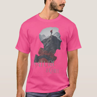 Camiseta Senderismo por la naturaleza en montaña escalada a