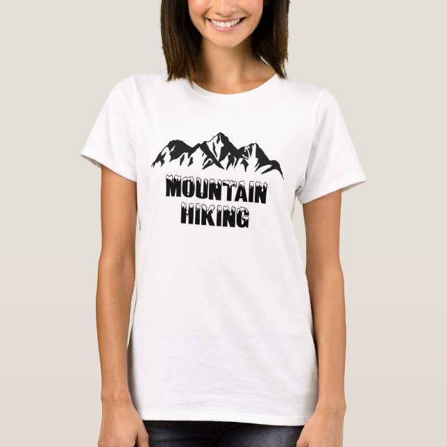 Camiseta Senderismo por las montañas (Anverso)
