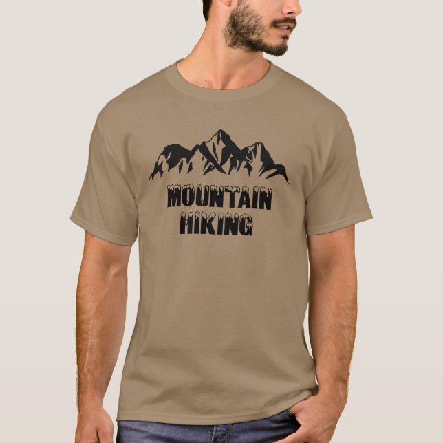 Camiseta Senderismo por las montañas (Anverso)