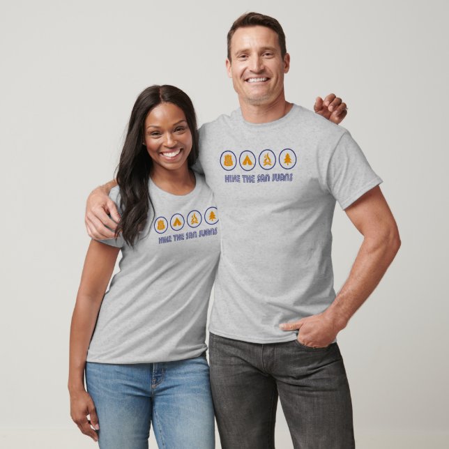 Camiseta Senderismo por las monta as de San Juan Colorado Zazzle.es